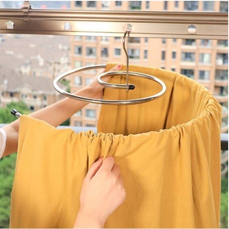 MÓC PHƠI CHĂN MỀN THÔNG MINH LOẠI INOX RỖNG NHẸ