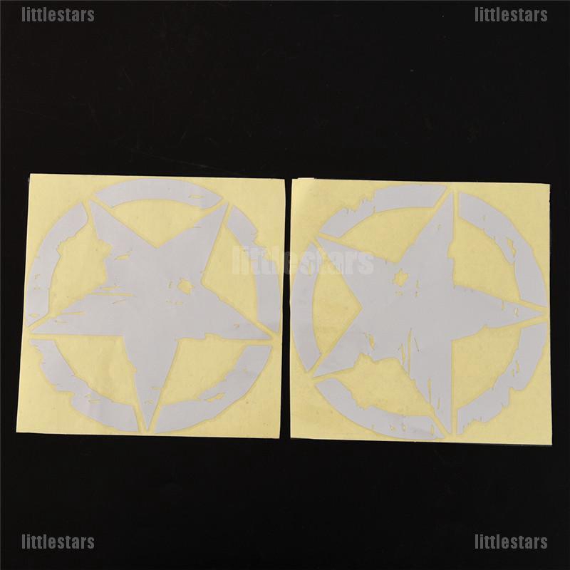 Decal Dán Trang Trí Xe Mô Tô Hình Ngôi Sao Xinh Xắn