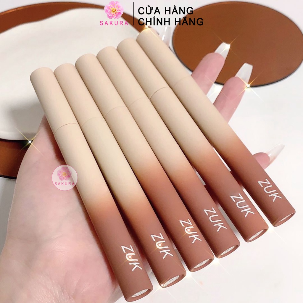 Son kem lì zuk vỏ gradient tint môi xinh xắn dưỡng ẩm nhung mịn lâu trôi cao cấp nội địa trung SAKURA