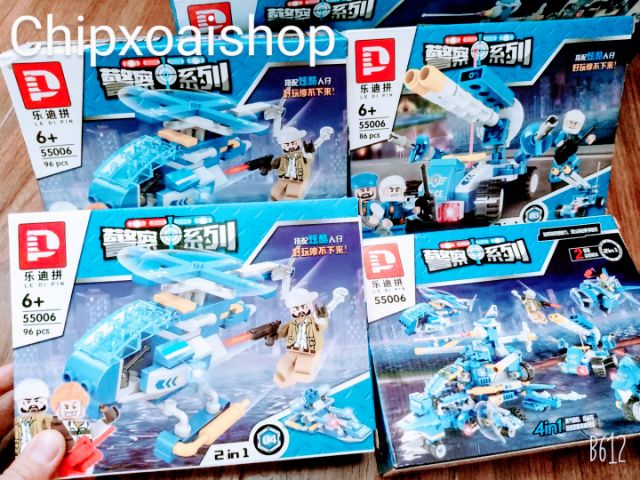 Lego Ghép Hình Siêu Trực Thăng Chiến Đấu 375 Chi Tiết Lego 4in1