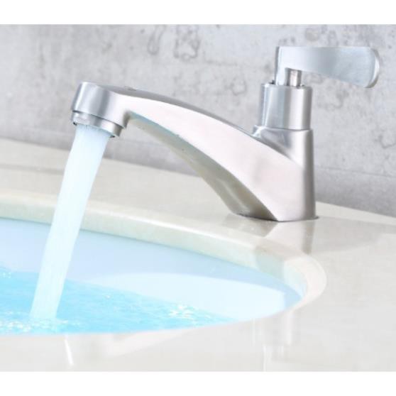 Vòi Lavabo Inox SUS 304 Đơn – Vòi Nước Lavabo