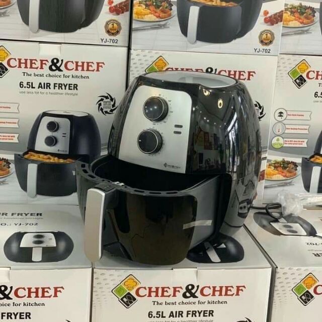 NỒI CHIÊN KHÔNG DẦU CHEF&CHEF YJ-702 DUNG TÍCH CỰC ĐẠI 6,5L- MUA LÀ THÍCH NẤU