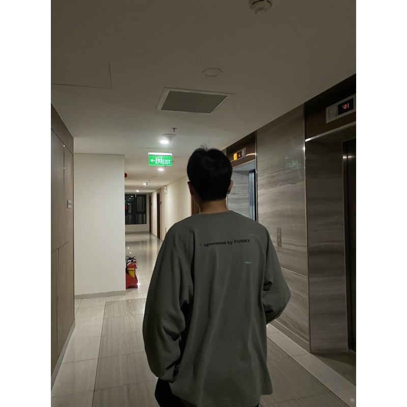 ÁO FUNKY LONG SLEEVE MOSS GREEN ( XANH RÊU)