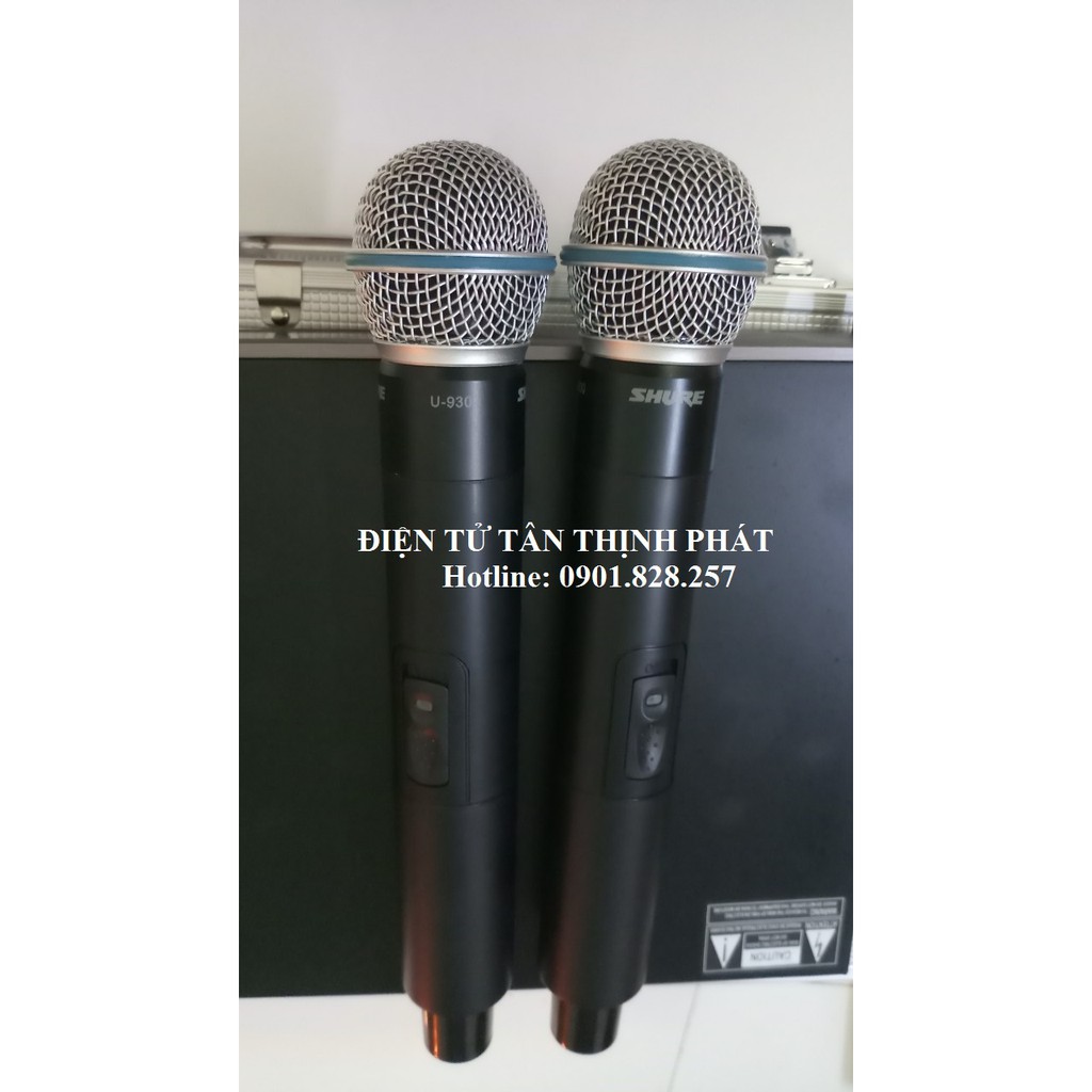 Micro không dây shure u930 hàng chuẩn cao cấp - shure u-930 - micro không dây - micro shure karaoke