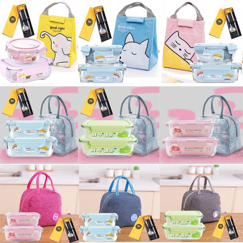 Hộp Cơm Giữ Nhiệt Thủy Tinh Hộp Cơm Văn Phòng - Hộp Cơm Thủy Tinh Hộp Đựng Thức Ăn Đựng  VT268