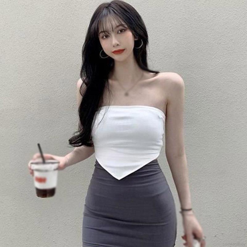 Áo Hai Dây Dệt Kim Eo Cao Thời Trang Mùa Hè Ngọt Ngào Cho Nữ | BigBuy360 - bigbuy360.vn