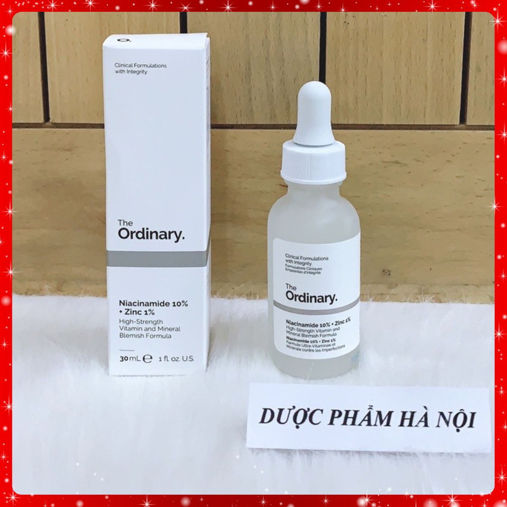 Serum The Ordinary Niacinamide 10% + Zinc 1% – Serum Chống Viêm, Giảm Kích Ứng Dành Cho Da Mụn