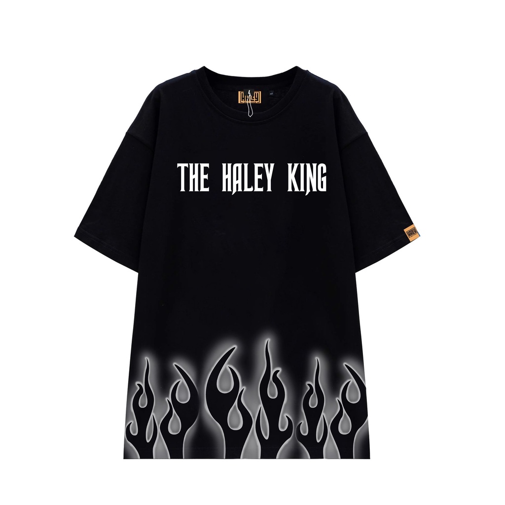 Áo Thun phông Nam Nữ  TN22 The HALEY King Unisex Tay Lỡ Form Rộng Street wear cá tính đậm chất ngầu