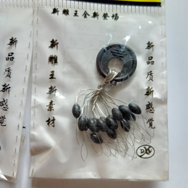 Hạt chặn chì, chặn phao vỉ 15 viên