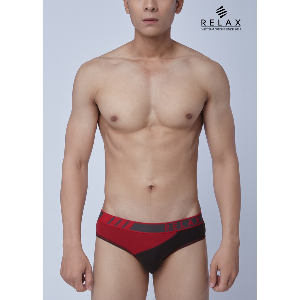 Quần lót nam brief RLTK017 quần sịp nam thoáng mát mềm mại cao cấp, co giãn tốt, ôm gọn - RELAX FAMILY