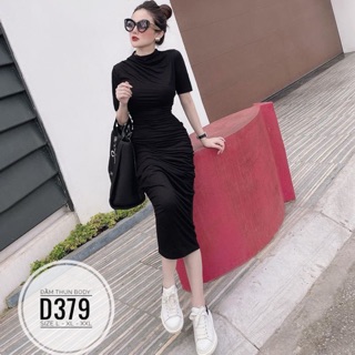 Bigsize Đầm thun body D379