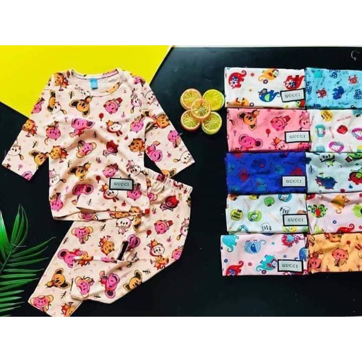 Bộ họa tiết 4c cho bé trai và gái, set bộ thu đông cho bé cực xinh