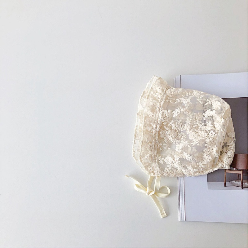 Mũ Ren Hoa Chụp Ảnh Công Chúa Cho Bé Gái