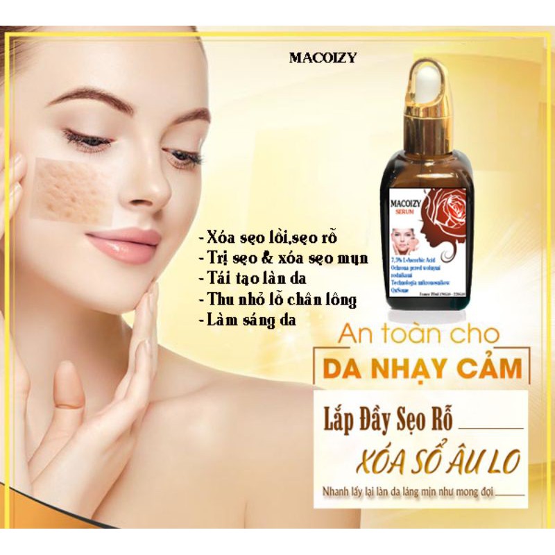 Bộ Serum Kem Xóa Sẹo Rỗ Sẹo Mụn Lâu Năm