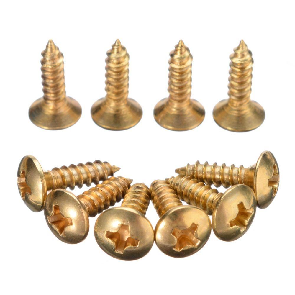 JONYE Set 50 Ốc Vít Kim Loại Dùng Để Bảo Vệ Miếng Gảy Đàn Guitar