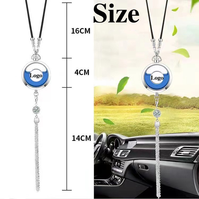 Dây Treo Nước Hoa Xe Hơi Đính Ren Kim Loại Độc Đáo