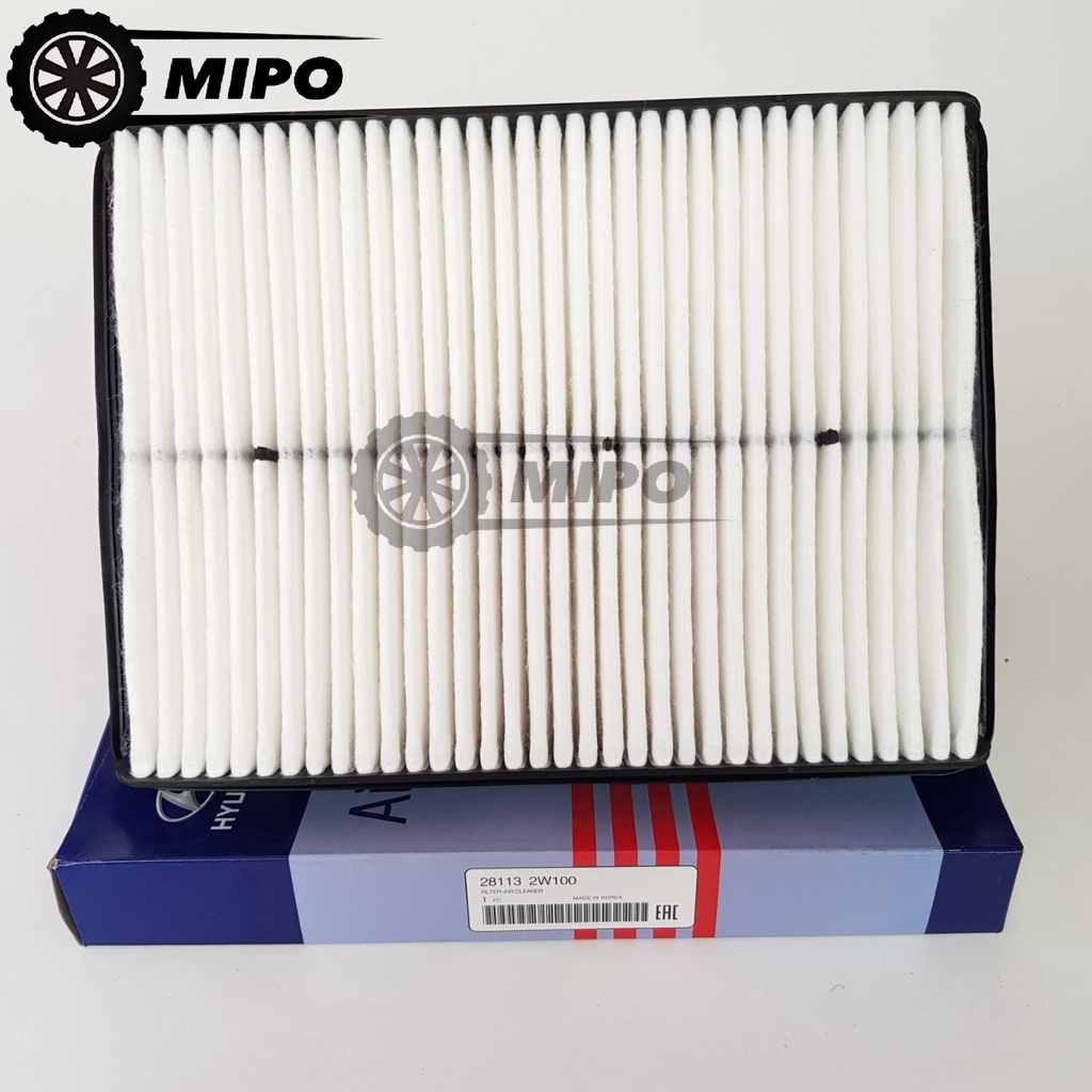 Lọc gió động cơ (máy xăng) xe Santafe (2013-2018), Sorento (2013-2019) (Mã: 281132W100)