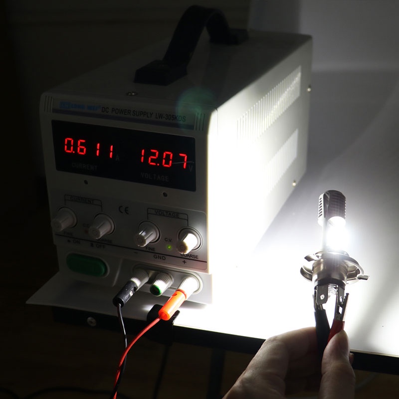 Đèn LED KEVANLY P15D H4 BA20D cao cấp cho xe moto