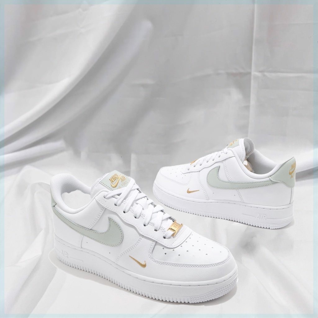 Giày_Nike Nam Nữ, Giày AF1 Low White Grey Gold Hàng Cao Cấp Full Box Jinx.Sneaker