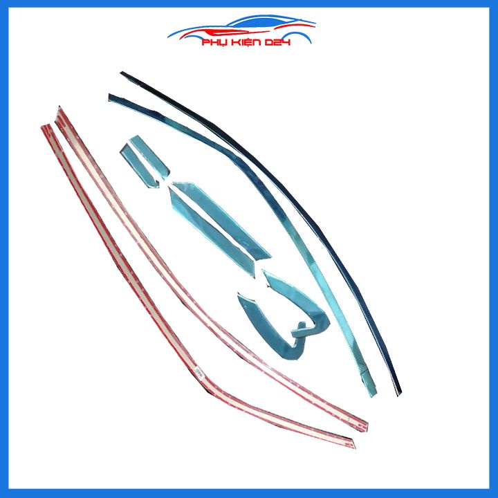 Bộ nẹp viền cong kính Inox Cho Altis 2014-2015-2016-2017-2018-2019-2021