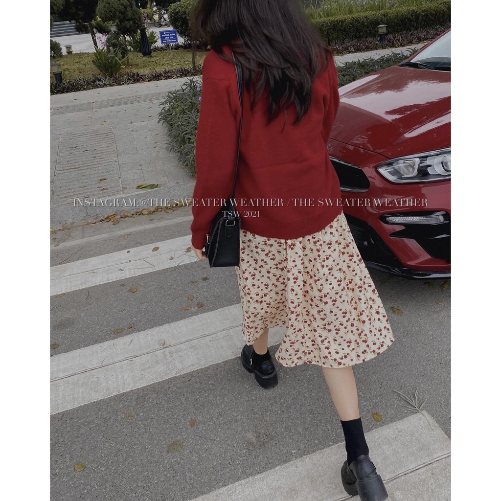 [Mã 2611THTRANG100K hoàn 10% xu đơn 99K] (Ảnh thật) Áo khoác cardigan len cổ tròn viền dày dặn the.sweaterweather TSW | BigBuy360 - bigbuy360.vn