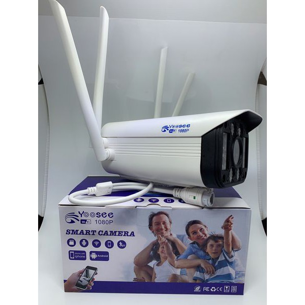 Camera Ngoài Trời ⭐FREE SHIP⭐ [CÓ MẦU BAN ĐÊM] Camera wifi 3.0 ngoài trời - trong nhà camera yoosee 4 Râu 3.0 Mpx 1080px