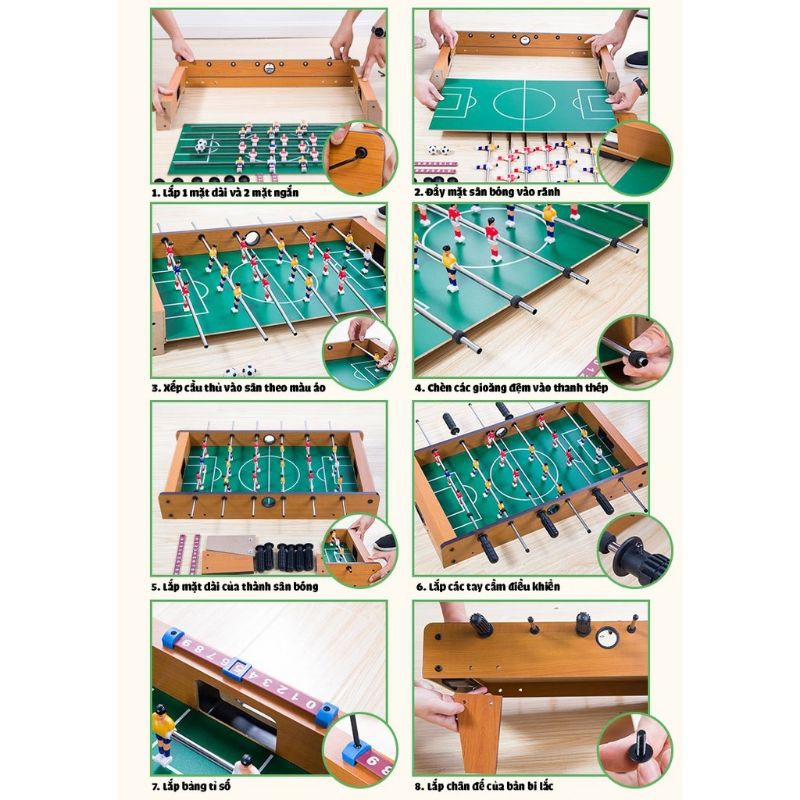 Bàn Bi Lắc Bóng Đá Mini Chân Cao Loại To Nhất,Đại