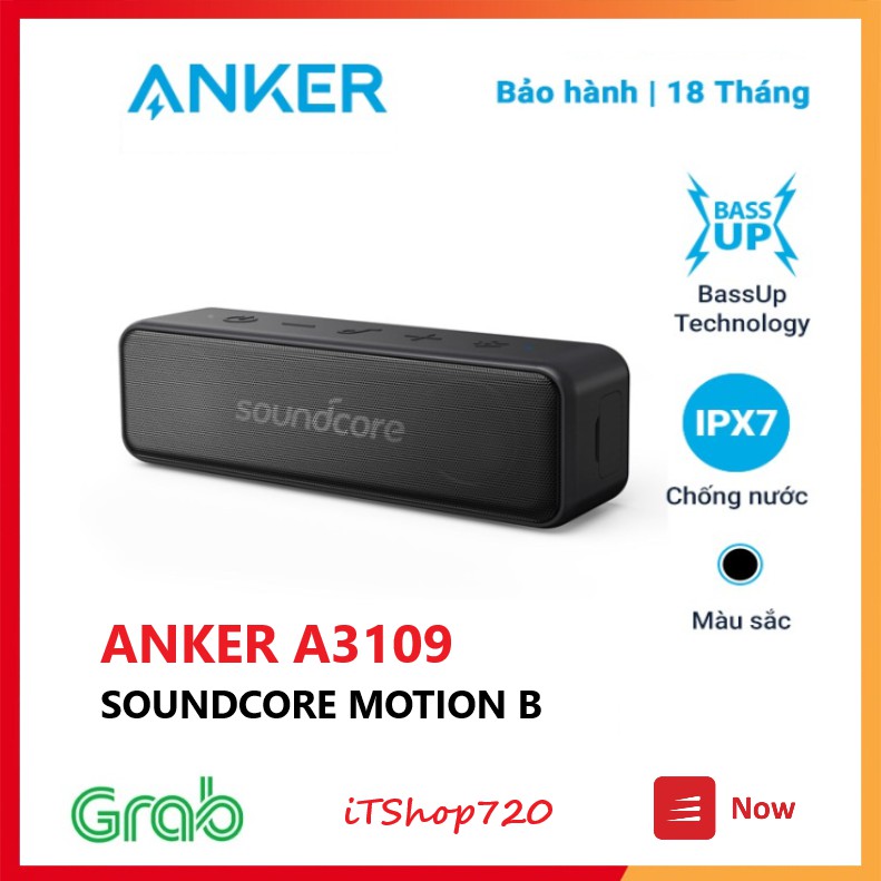 [Mã 1511ELSALE hoàn 7% đơn 300K] Loa bluetooth ANKER SoundCore Motion B - A3109