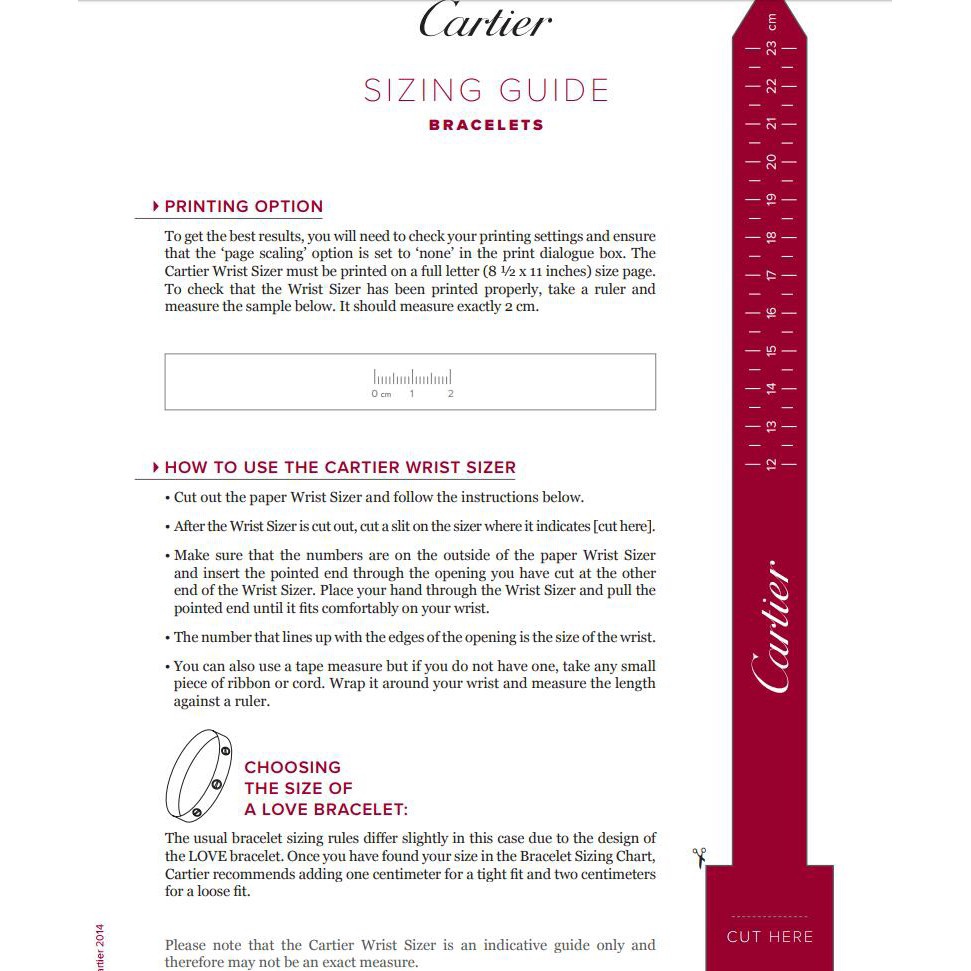 Vòng tay Cartier đính kim cương kèm tuốc nơ vít