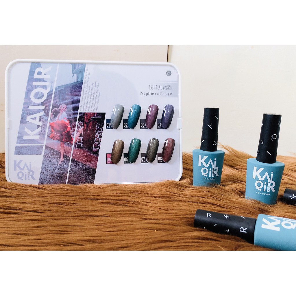 Sơn gel Kaiqir 24 Nephie Cat's Eye 8 màu/set
