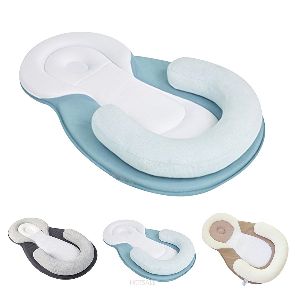 Gối Ngủ Chống Bẹp Đầu Thoáng Khí Di Động Thoáng Khí Cho Bé 1-3 Tuổi