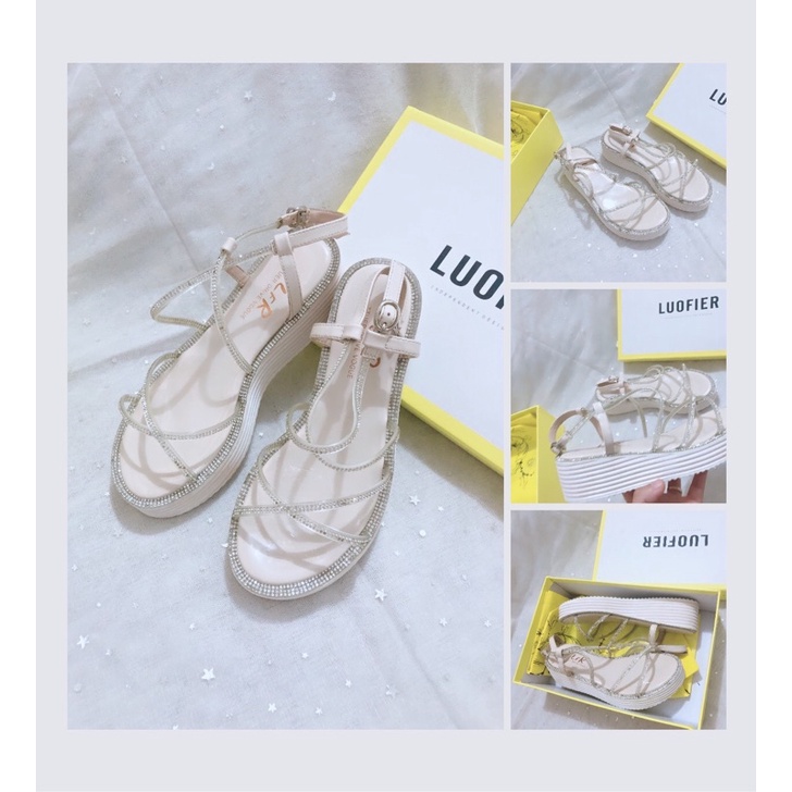 Xuồng Sandal đính đá chính hãng LUOFIER
