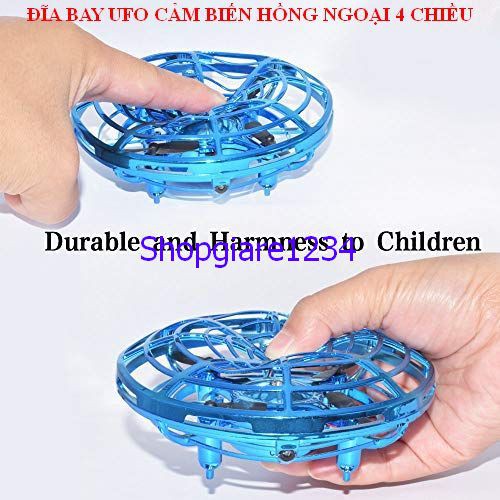 [CAO CẤP] Đĩa Bay UFO Cảm Ứng Hồng Ngoại Đa Chiều- Tự Động Bay, Tránh Va Đập. Máy bay UFO cảm ứng hồng ngoại