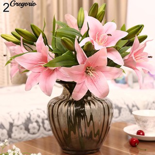 Nhánh hoa lyly gỉa trang trí tiệc