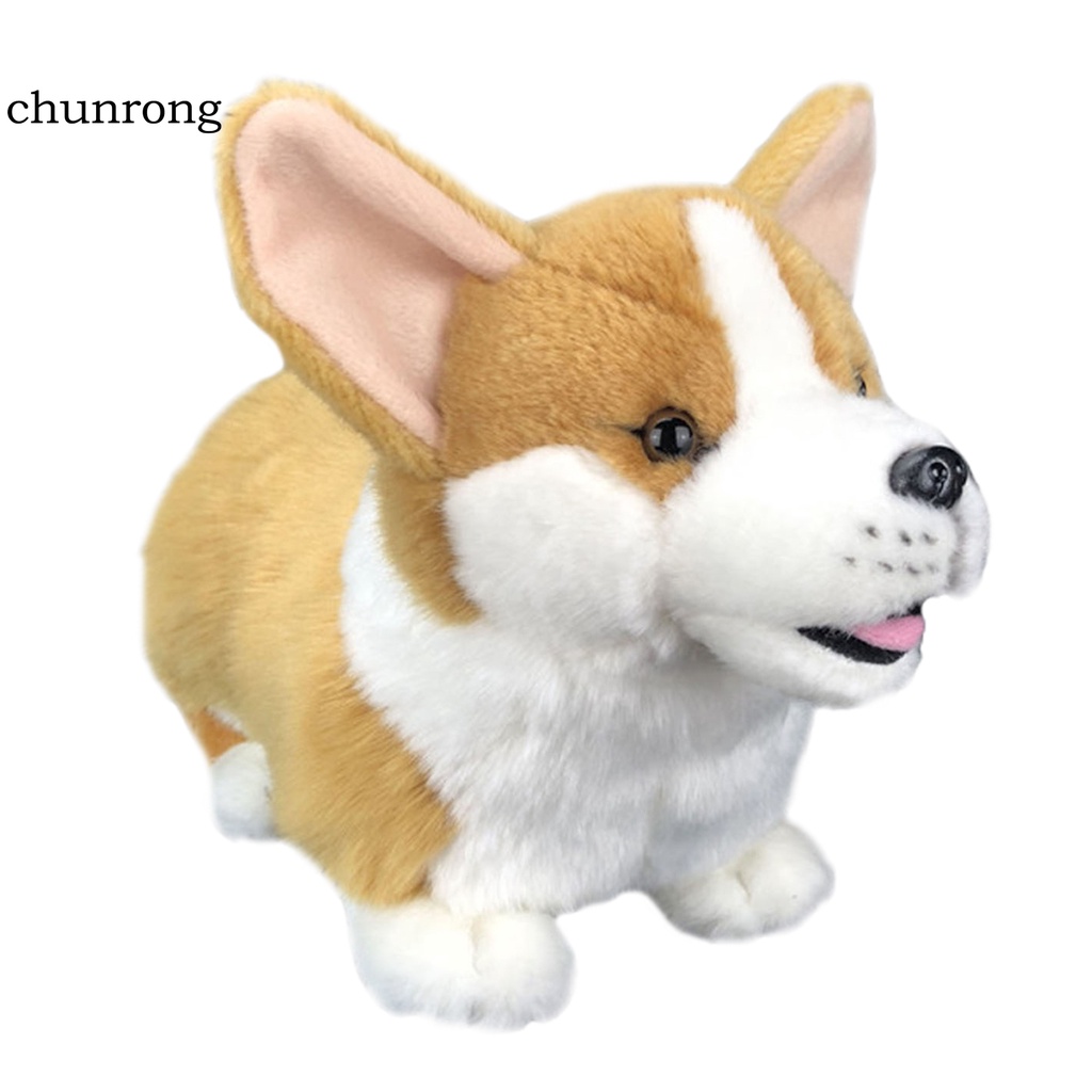 Thú nhồi bông hình chú chó corgi đáng yêu
