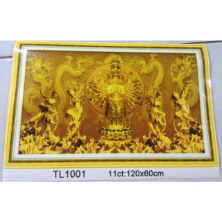 Tranh thêu chữ thập Phật bà