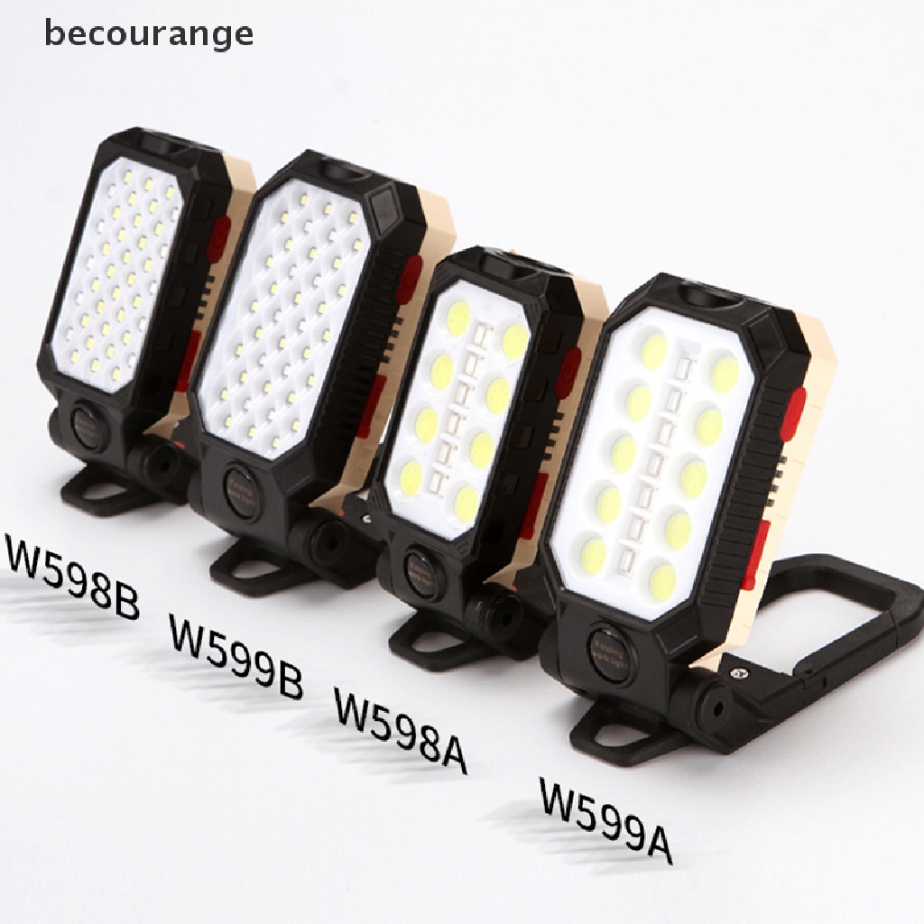 Đèn led COB chống thấm nước có thể điều chỉnh sạc lại bằng cáp USB thiết kế nam châm với màn hình hiển thị nguồn