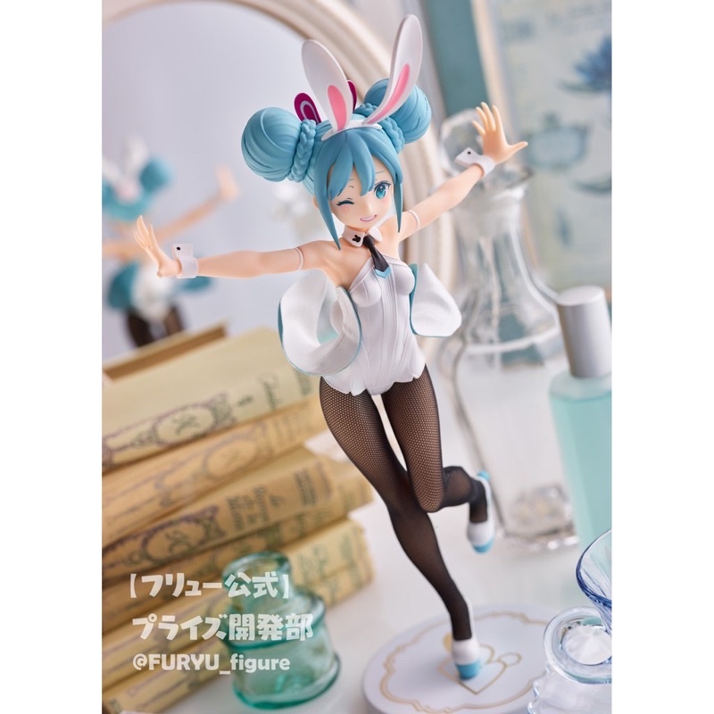 Mô Hình Nhân Vật Hatsune Miku - BiCute Bunnies - Black Ver., FuRyu, chính hãng Nhật Bản
