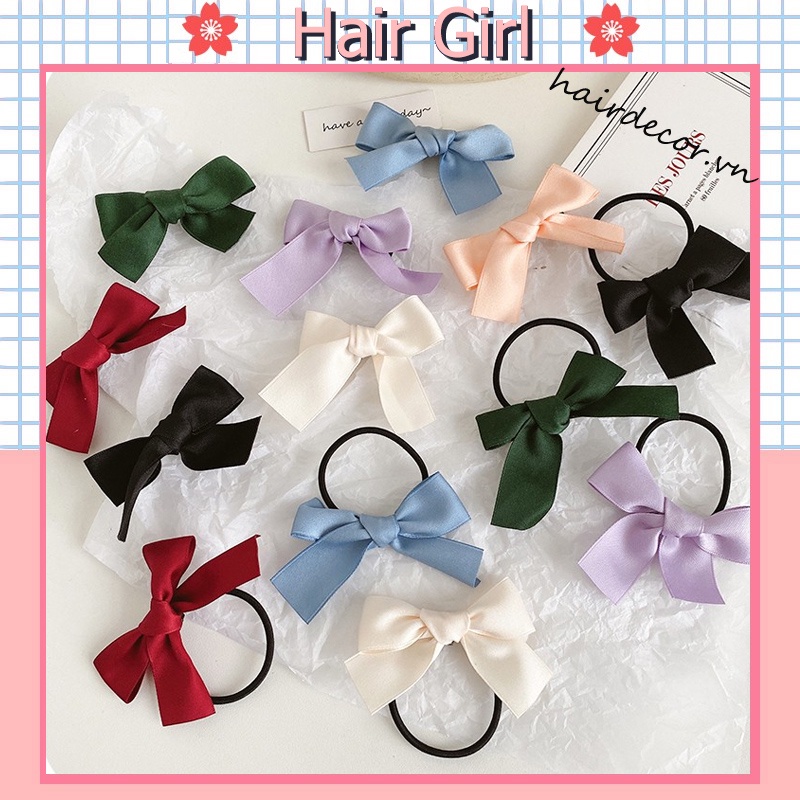 Dây Buộc Tóc Kiểu Nơ Xinh Xắn Cho Nữ