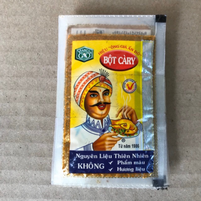 [10 Gói x3,5g ] Lốc Bột Cary VianCo Hiệu Đầu Bếp Ấn Độ