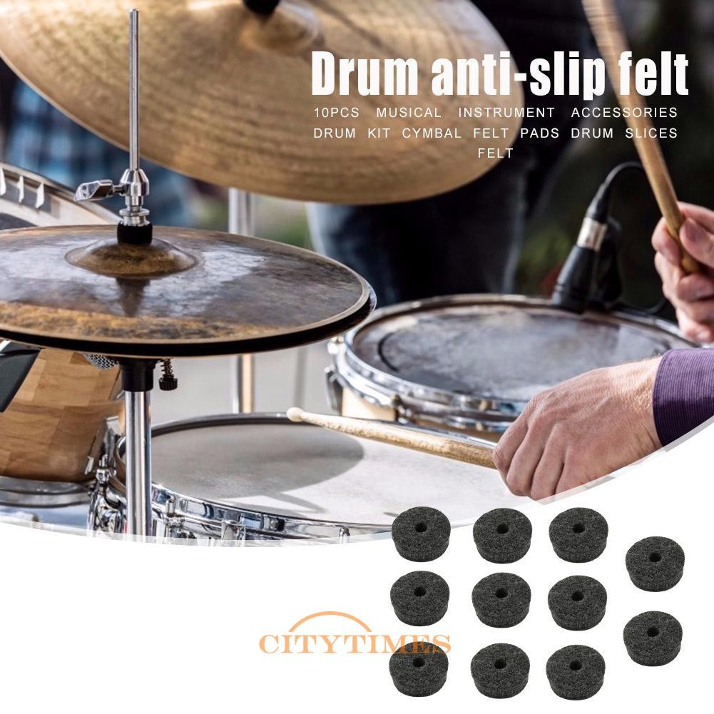 Bộ 10 Miếng Đệm Nỉ Cho Trống Cymbal