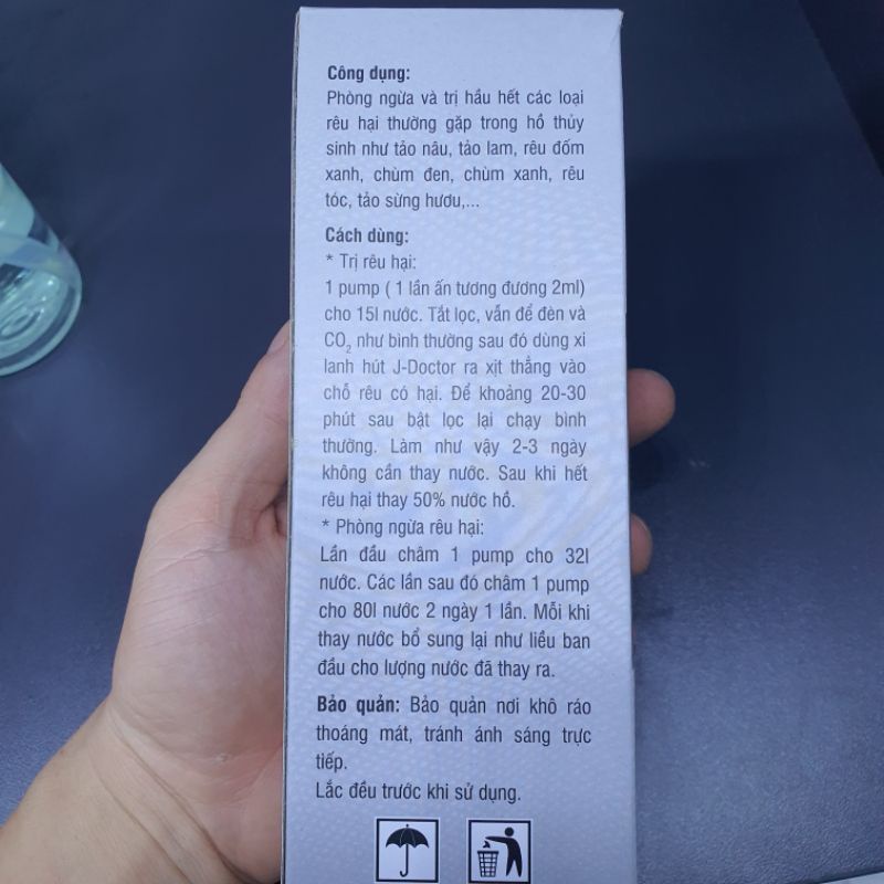 Dung dịch diệt rêu hại bể thủy sinh Jlab - JDoctor