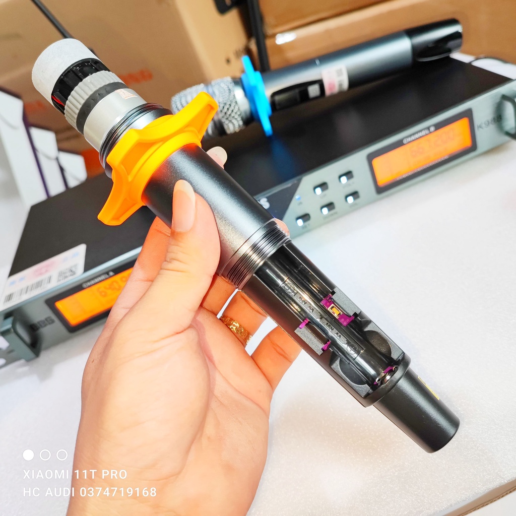 BÁN LỖ lấy tương tác . Mic BBS K988 bản cao cấp - micro không dây K 988 sự kiện thông minh tự ngắt gia tốc