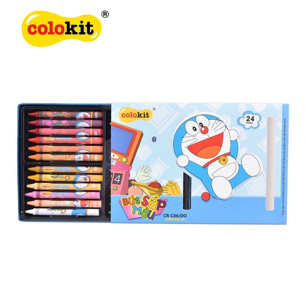 Sáp màu Colokit Doraemon CR-C06/DO