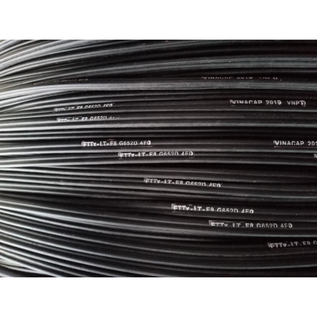 Cáp quang 4FO, ống lỏng - dây thuê bao 4FO ống lỏng - đơn giá 1 mét