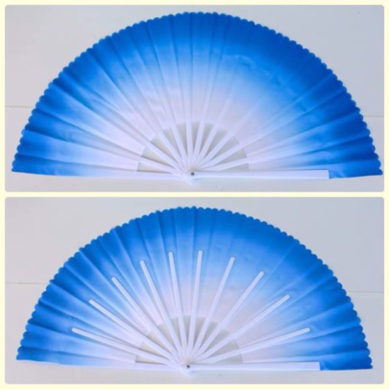 Đôi/Cặp Quạt múa nan nhựa các màu xanh lá,đỏ,vàng,Hồng,xanh dương