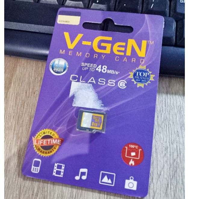 Máy Rửa Mặt Mora V-Gen Micro Sd 8gb Class 6 Vgen 8gb