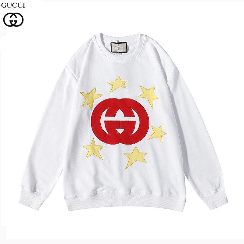 Áo Sweater Gucci Tay Dài Cổ Tròn Chất Liệu Cotton Dễ Phối Đồ Thời Trang Cho Nam Và Nữ # K07