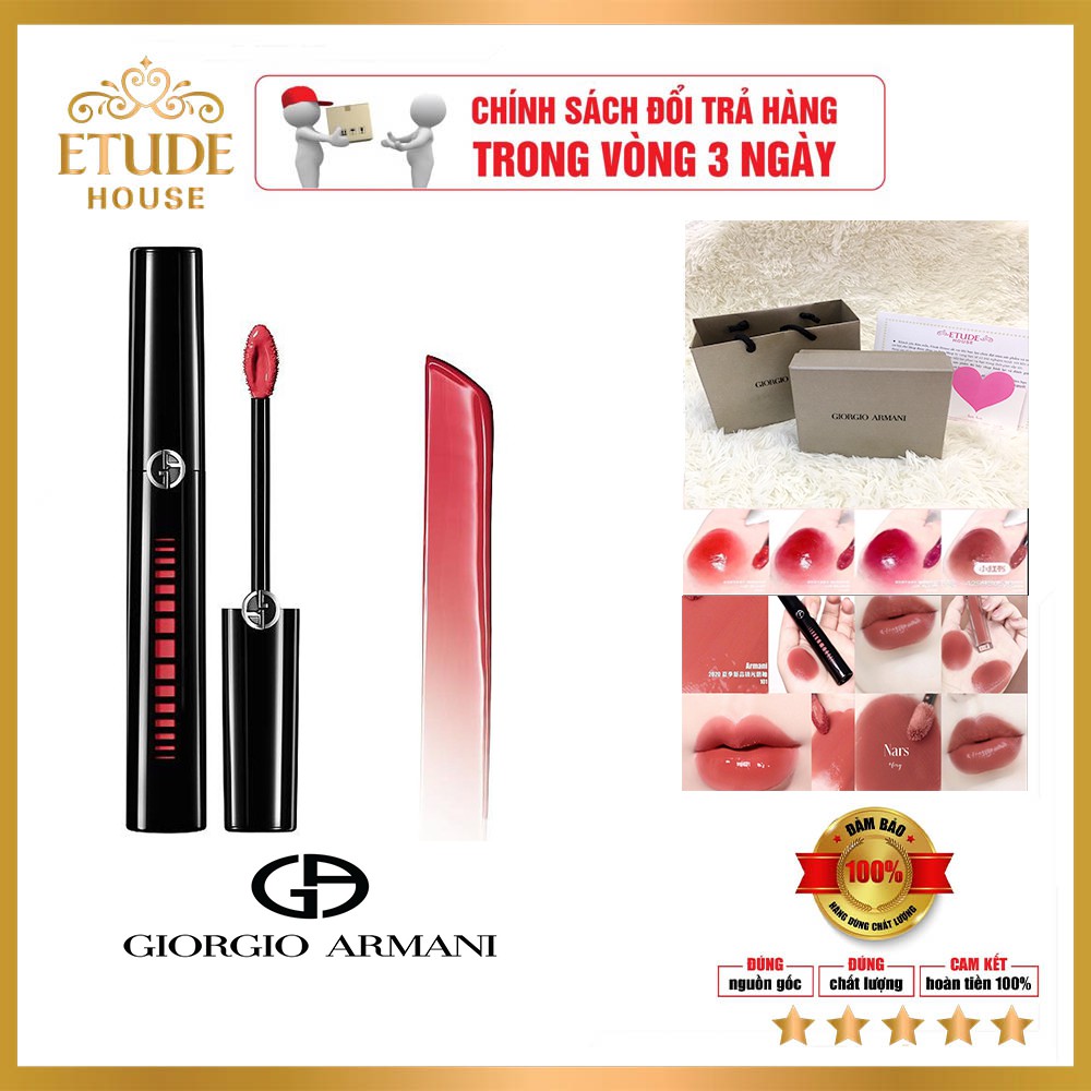 ❤️Chính Hãng❤️ Son Giorgio Armani Ecstasy 2021. mang lại hiệu ứng môi lung linh, trong veo như thuỷ tinh