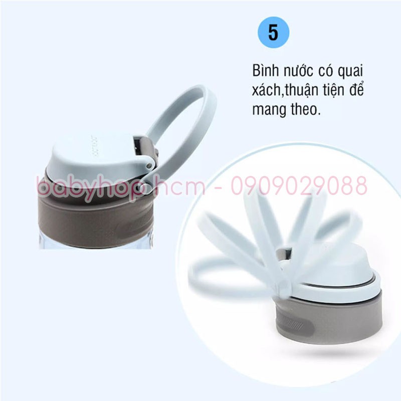 Bình nước Lock &Lock One Touch Sport Nhựa Tritan ABF762  ABF763  - TRUCANHSG